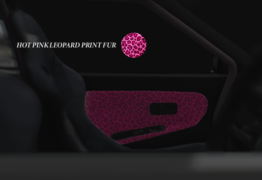 Self Adhesive Fabric Leopard Print