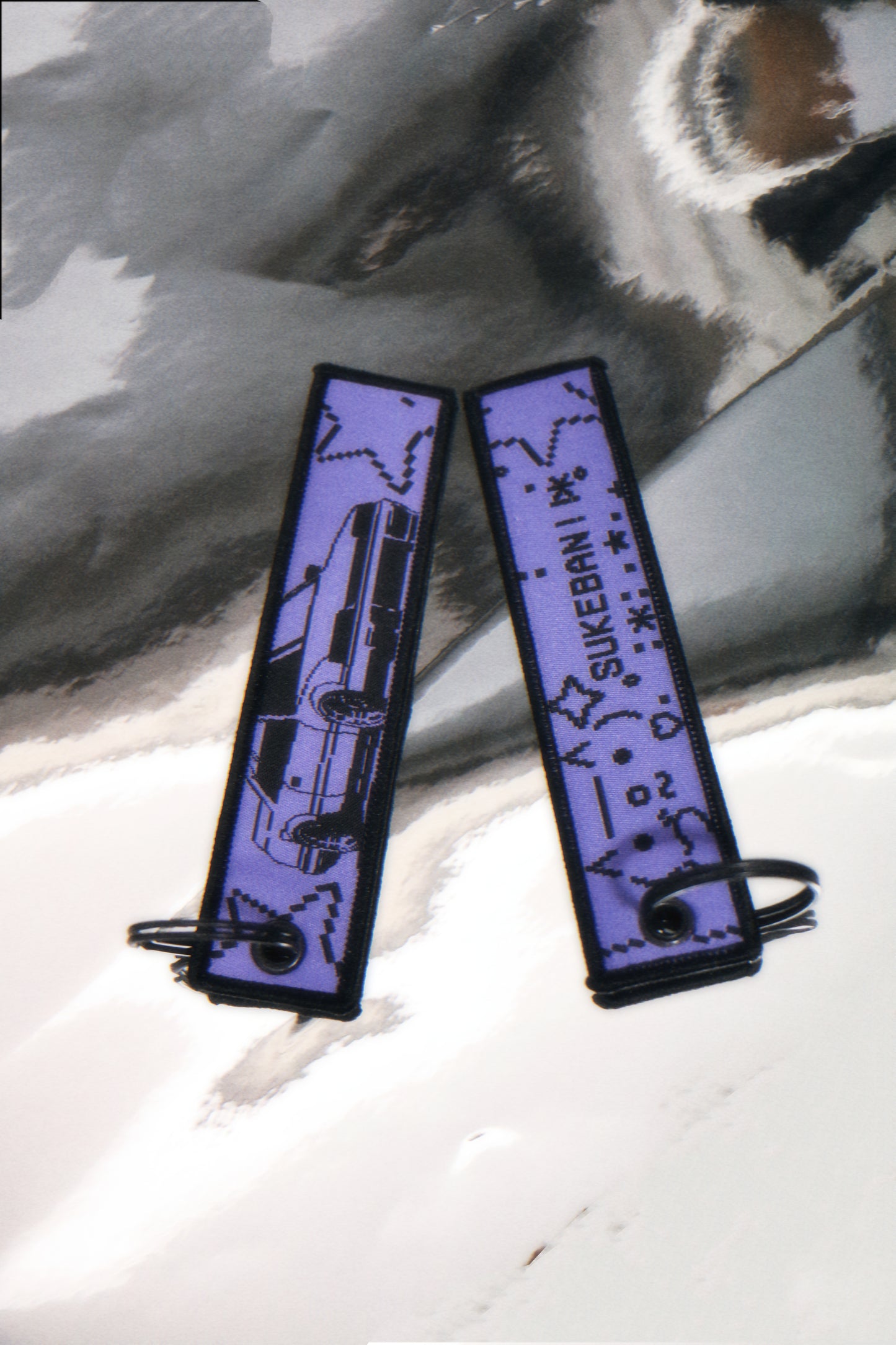 Woven R31 Kaomoji Sukeban Jet Tag