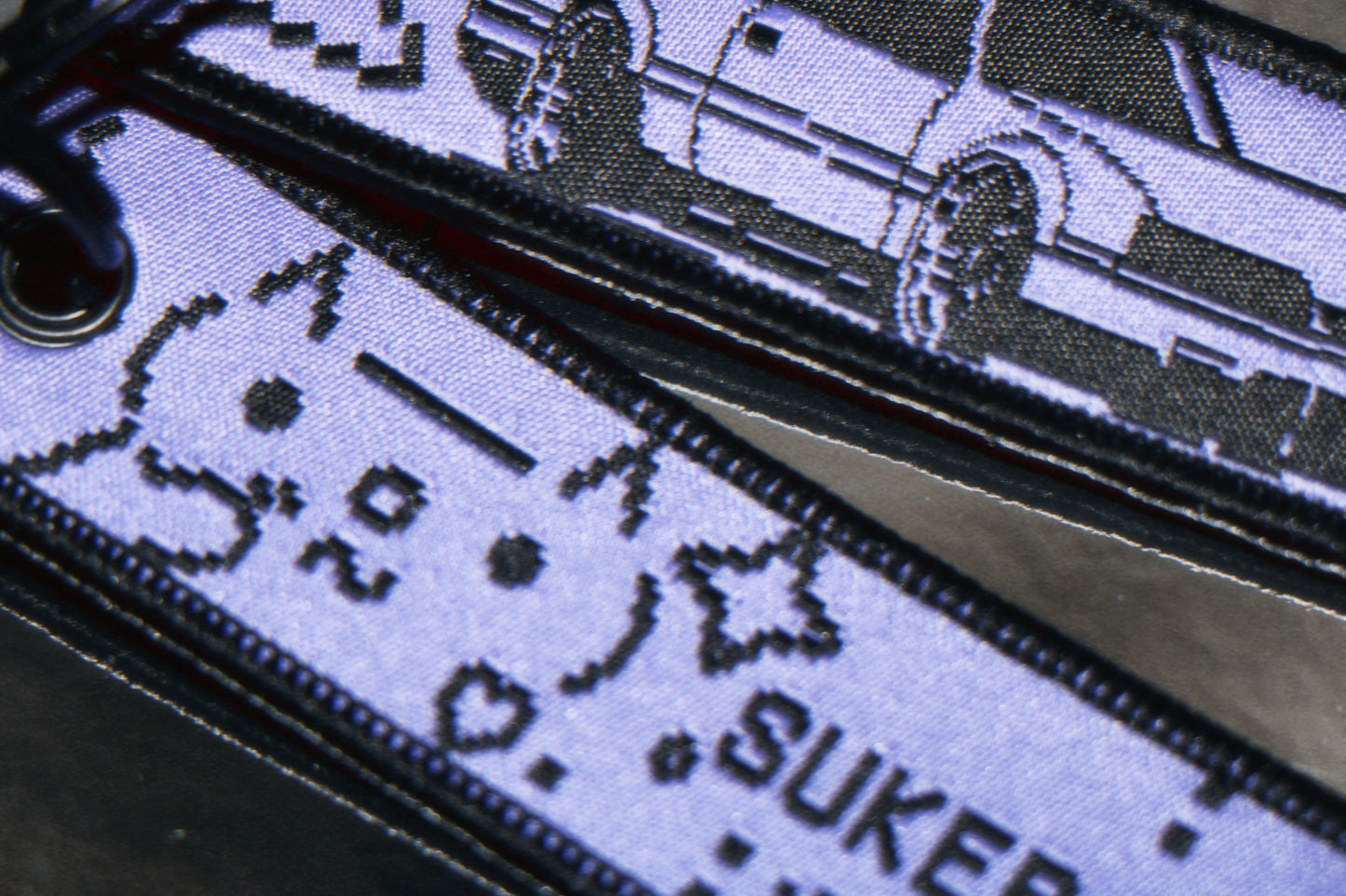 Woven R31 Kaomoji Sukeban Jet Tag