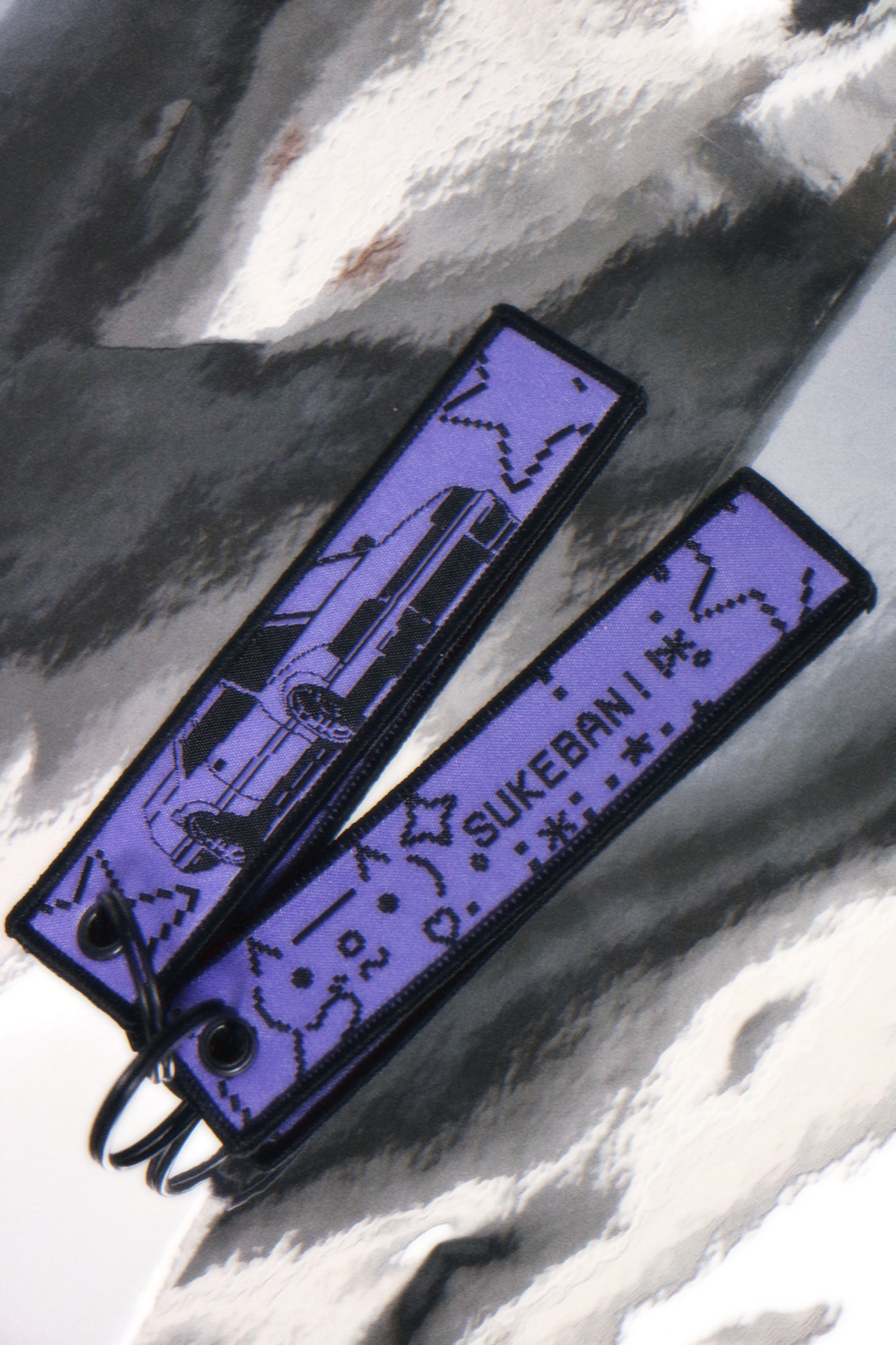 Woven R31 Kaomoji Sukeban Jet Tag