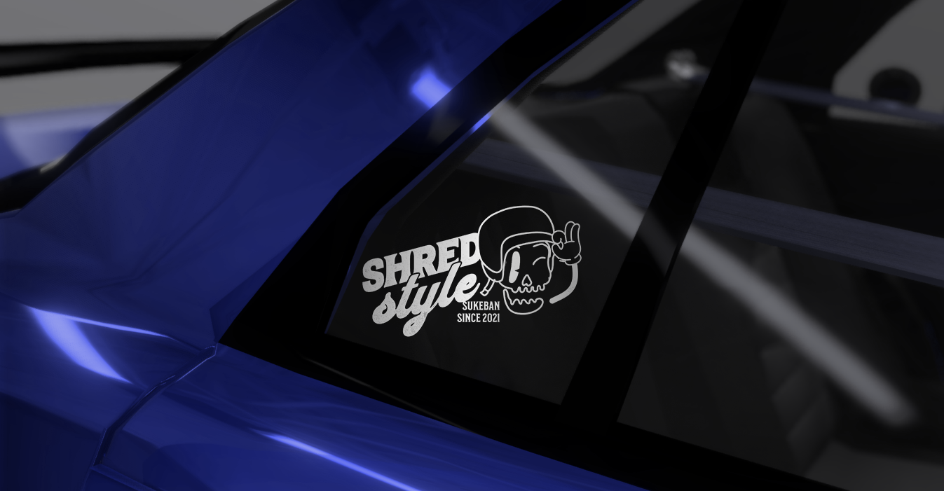 Shred Style Sukeban Co Diecut