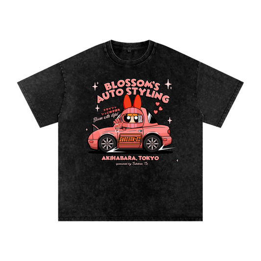 Blossom's Autostyling Tee - Powerslide Girls