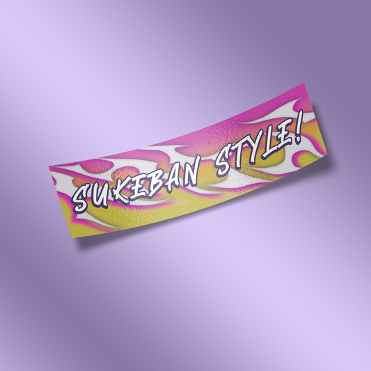 Sexspec Slap Sticker Sunset Gradient Glitter