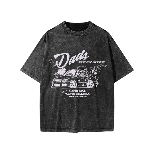 Dad's school drop off matsuri kids tee