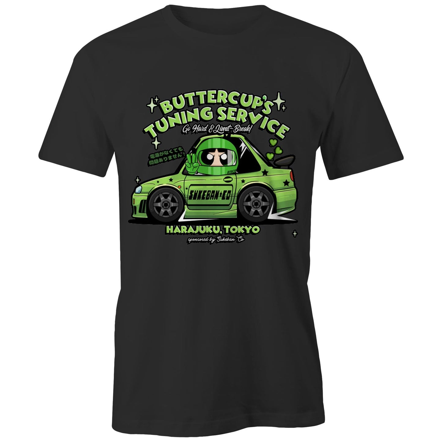 Buttercups Tuning Service Tee - Powerslide Girls