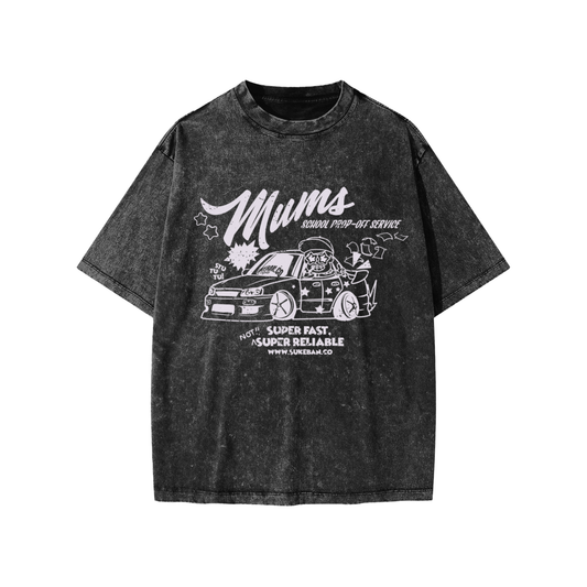 Mums school drop off matsuri kids tee