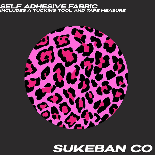 Self Adhesive Fabric Leopard Print