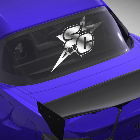 SC Initials Rear Window Banner