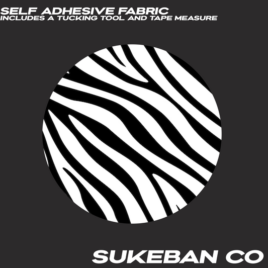 Self Adhesive Fabric Zebra Print